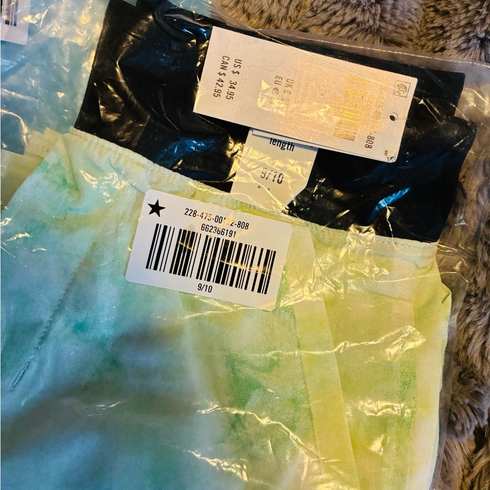 Abercrombie & Fitch Kids Green and Blue Shorts